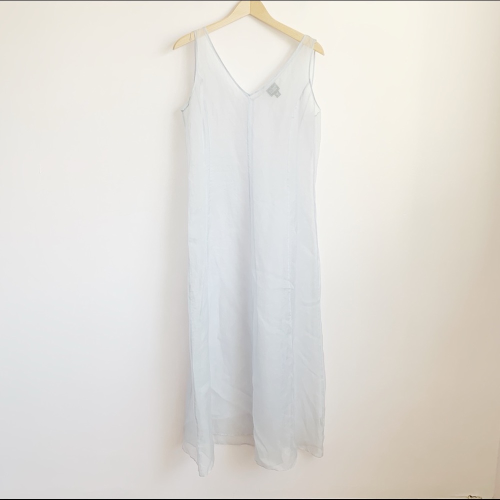 Eileen Fisher Light Blue Maxi Dress